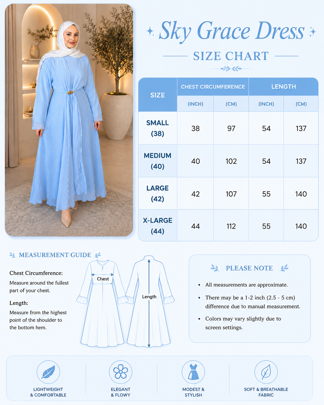Sky Grace Dress