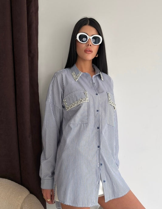 Pearl Stripe Shirt