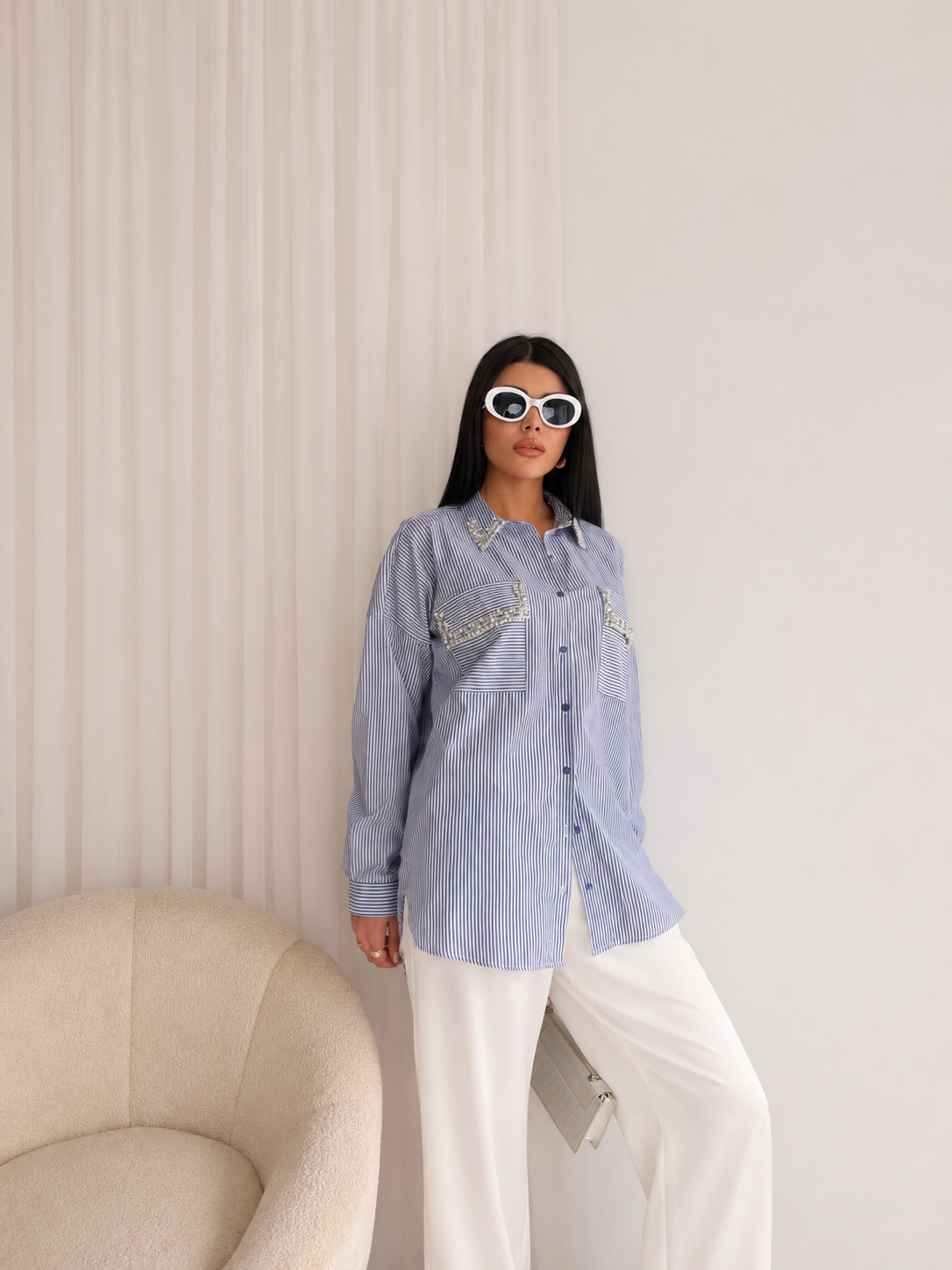 Pearl Stripe Shirt